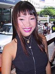 Thai bar slut gets a big white cock up her ass