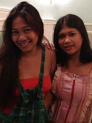 Cock-hungry pair of naughty Filipinas Princess and Trixie