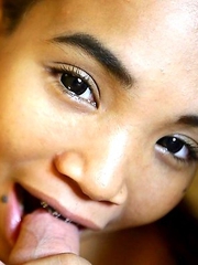 Adorable Thai teen May with nice tits and ass gets drilled by white traveler